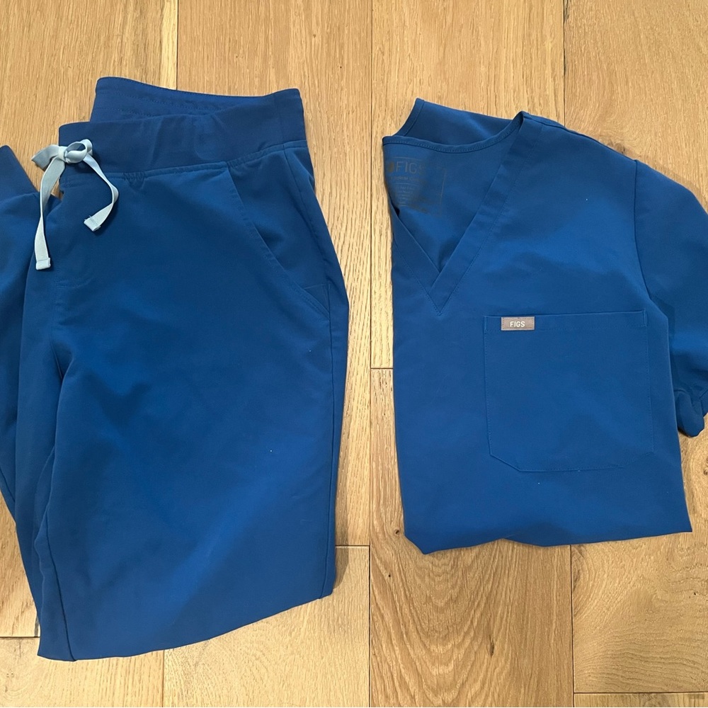Figs Blue Casual Wear Collection